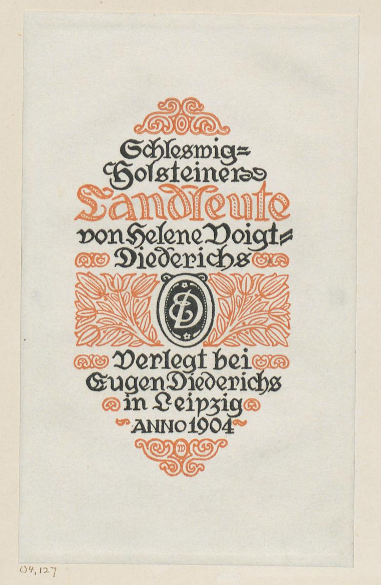 Titel zu Helene Voigt-Diederichs, Scheswig-Holsteiner Landleute