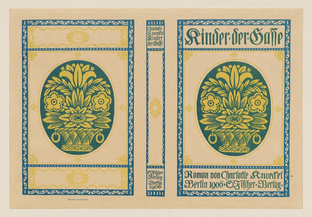 Einband zu Charlotte Knoeckel, Kinder der Gasse