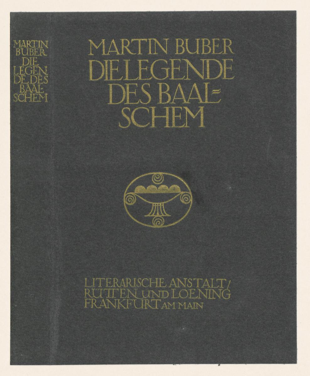 Einband zu Martin Buber, Die Legende des Baalschem
