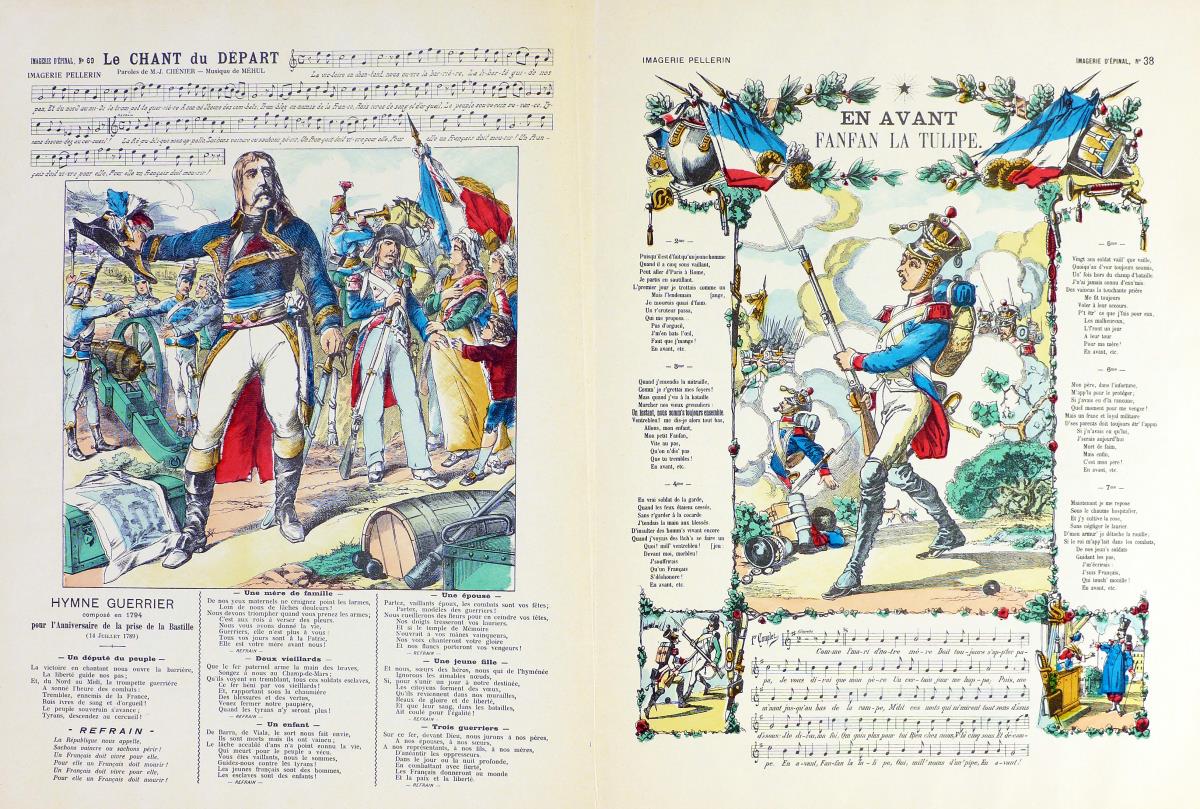Le chant du Départ. Nr. 69. En avant Fanfan la Tulipe. Nr. 38.