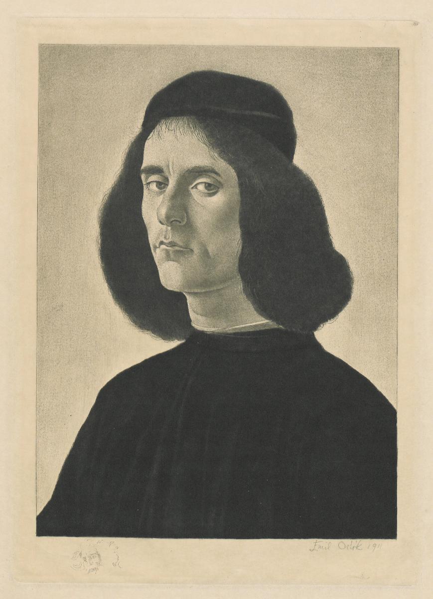 Männliches Bildnis (nach Sandro Botticelli)