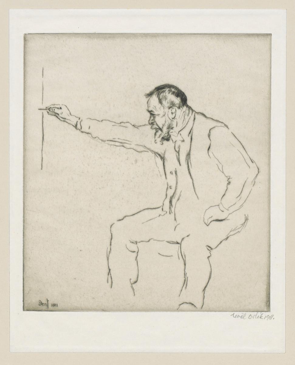 Ferdinand Hodler an der Staffelei