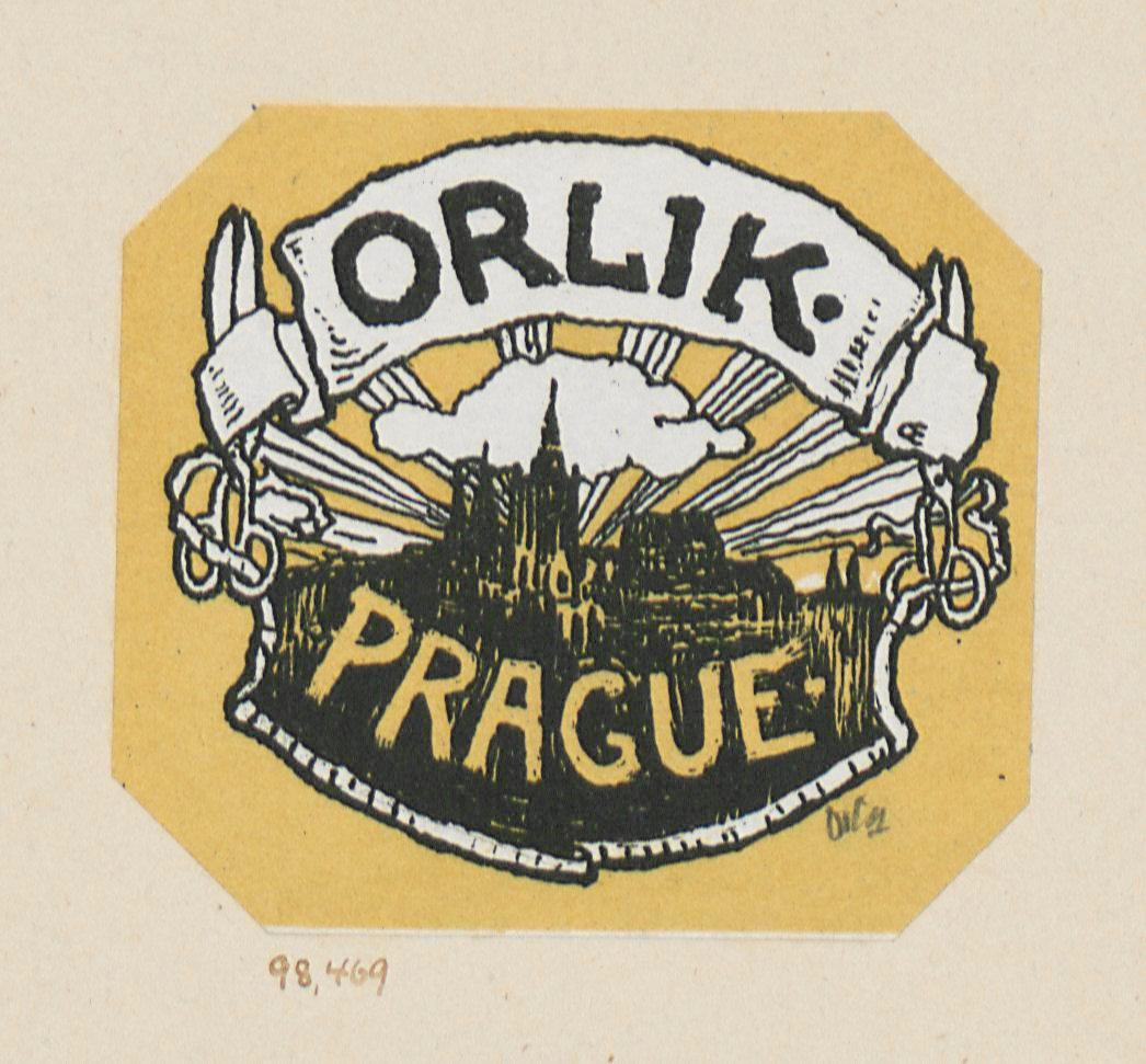 Geschäftsmarke Orlik. Prague
