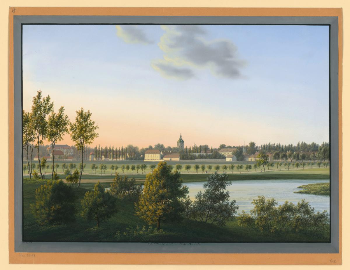 Ansicht von Charlottenburg von Südwesten