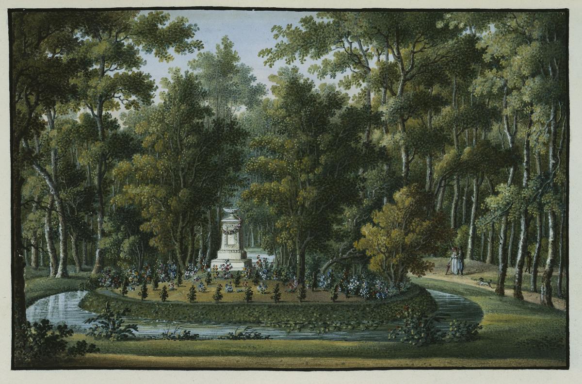 Alt-Berliner Ansichten. Luiseninsel im Tiergarten
