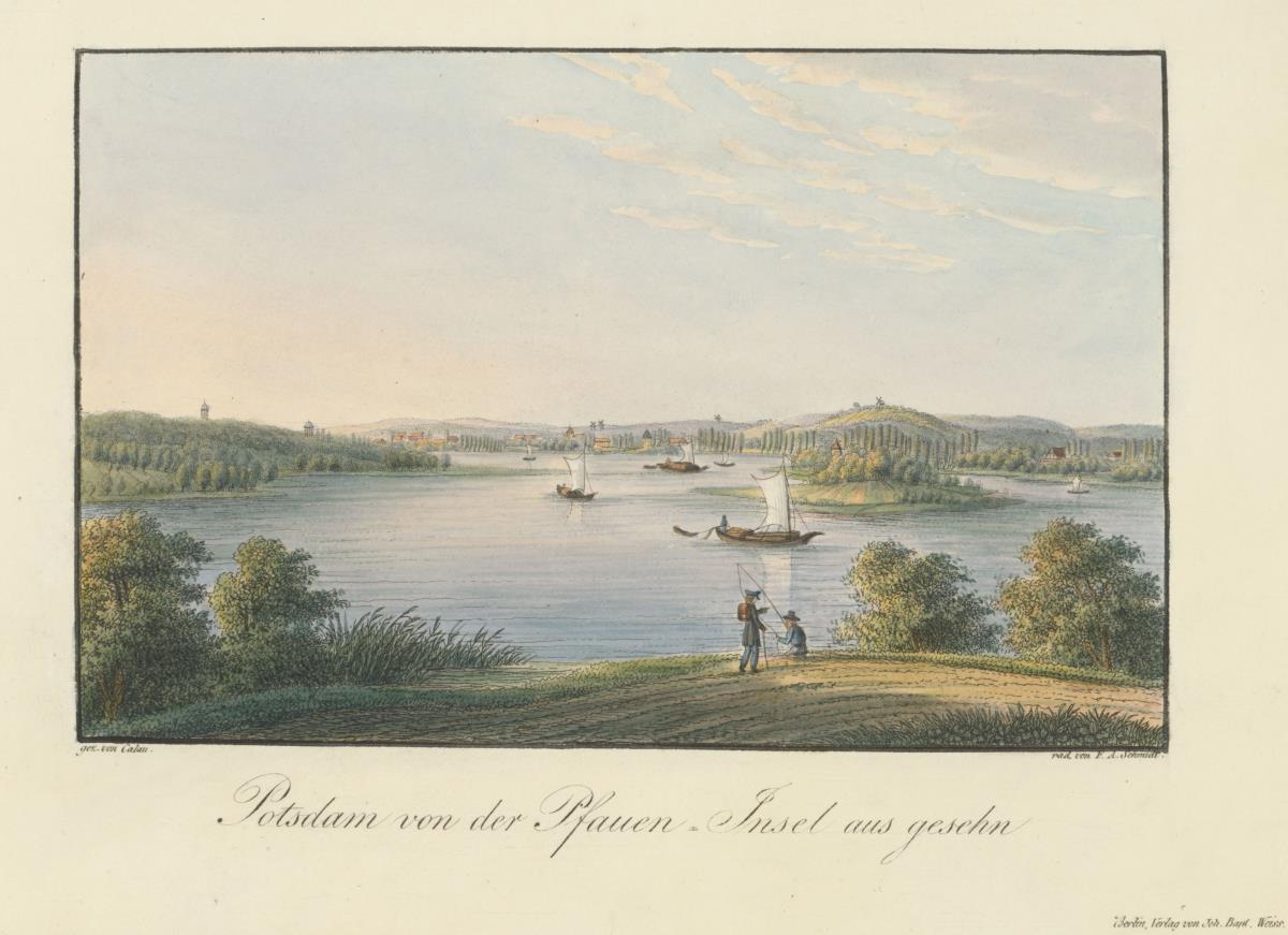 Potsdam von der Pfaueninsel aus gesehen