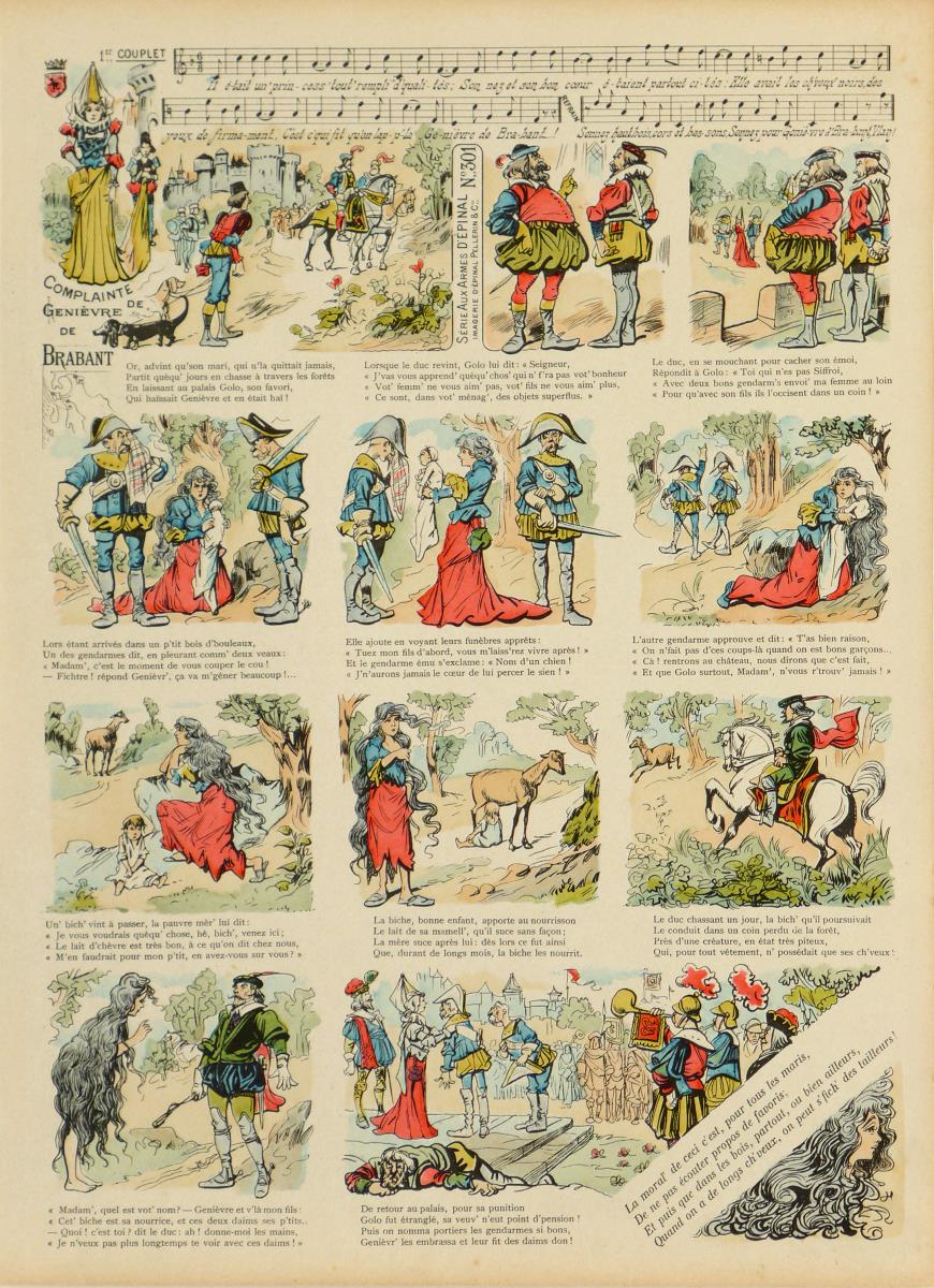 Complainte de Geneviève de Brabant.