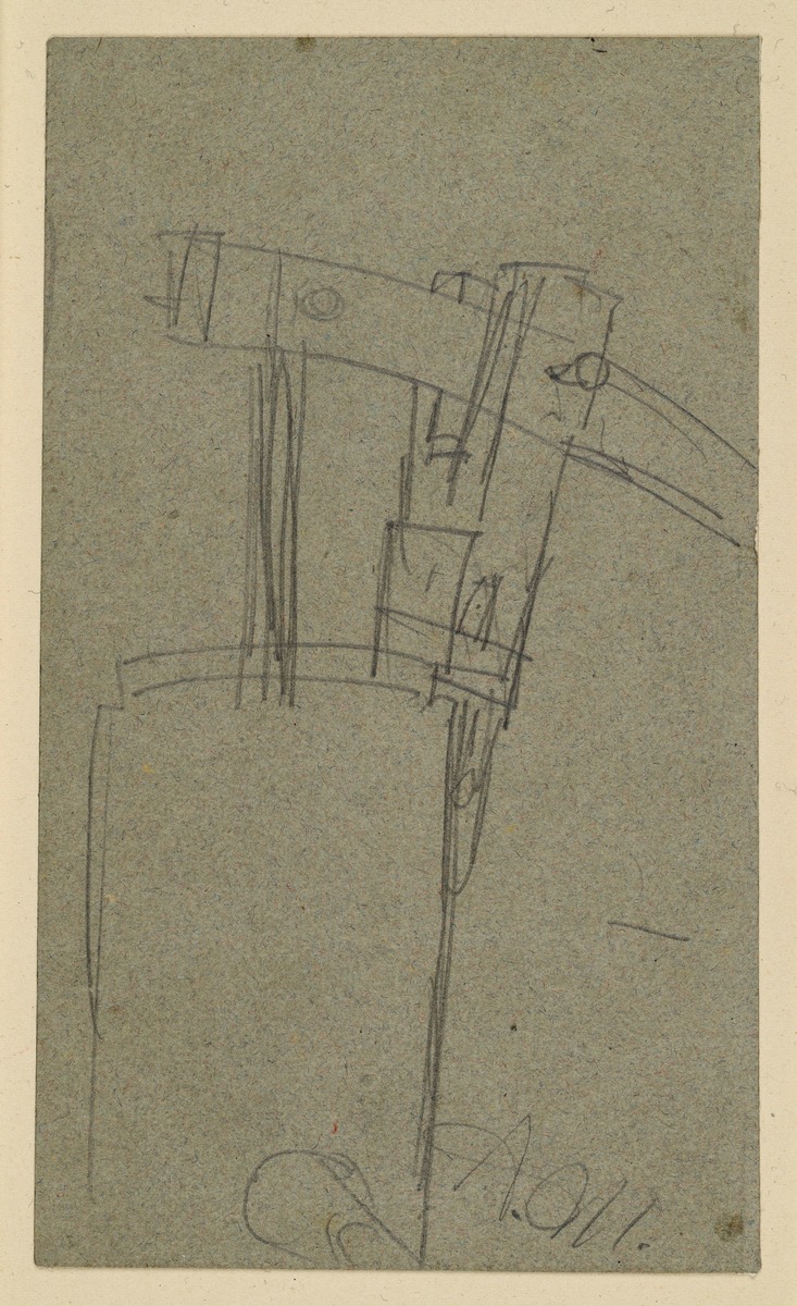 Scharnier eines Pumpenhebels