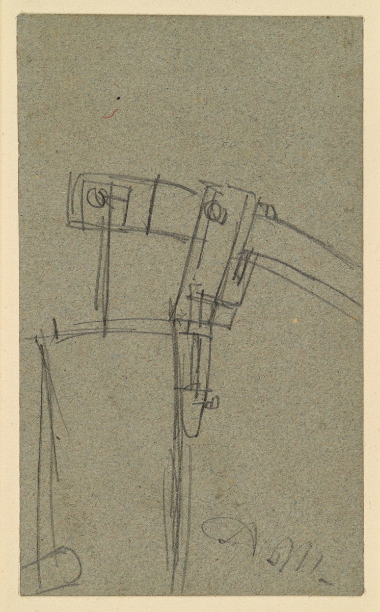 Scharnier eines Pumpenhebels
