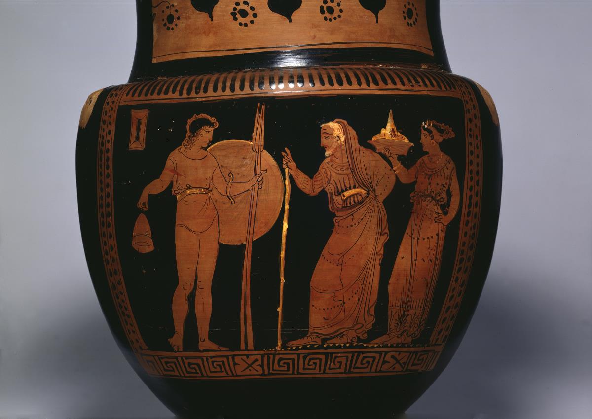 Apulische Amphora a colonnette