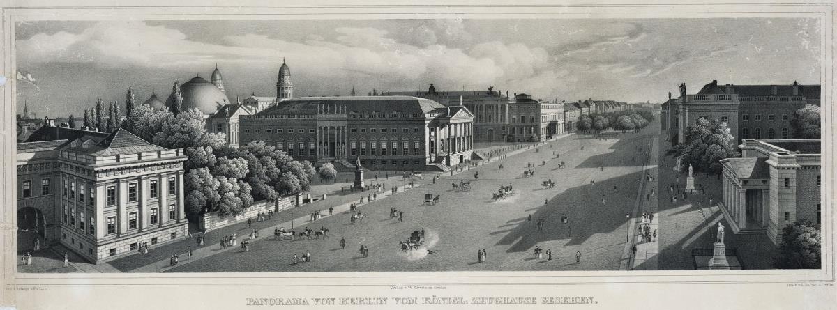 Panorama von Berlin vom königlichen Zeughause aus gesehen