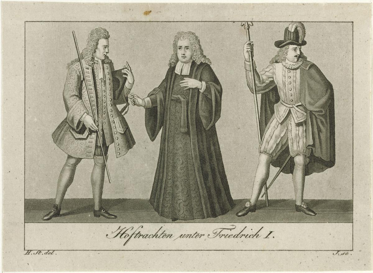 Hoftrachten unter König Friedrich I.
