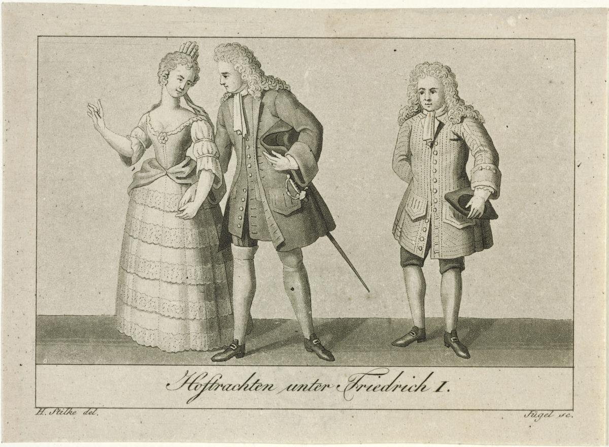Hoftrachten unter König Friedrich I.