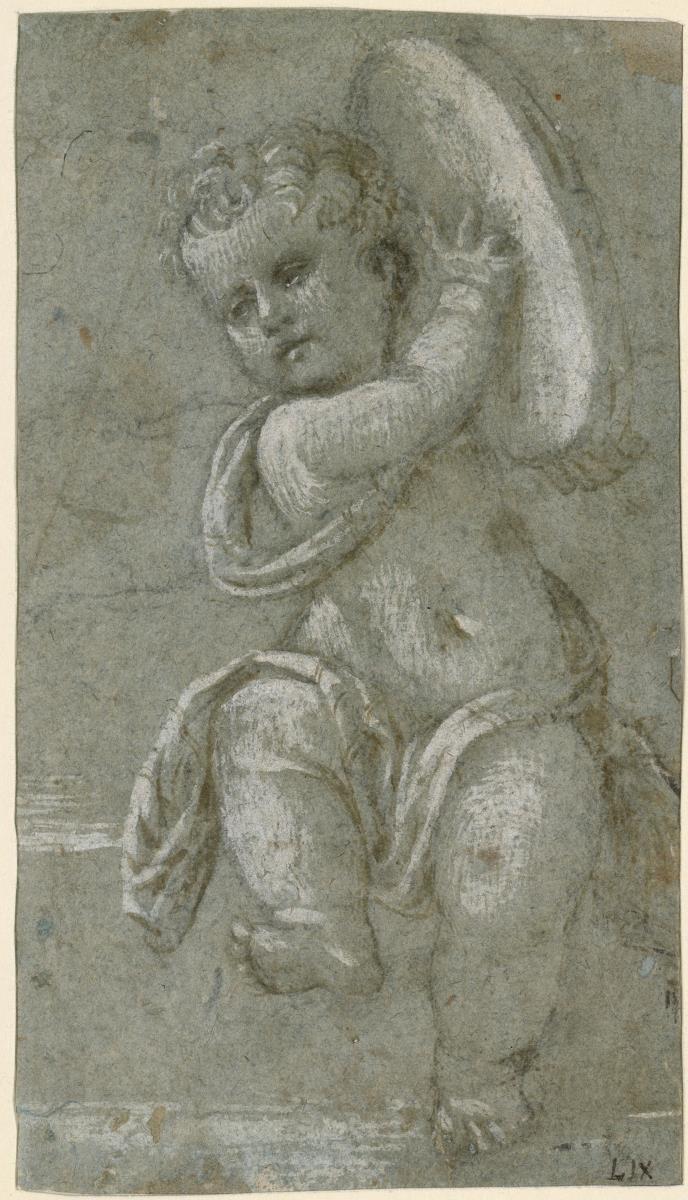Engel mit Tamburin