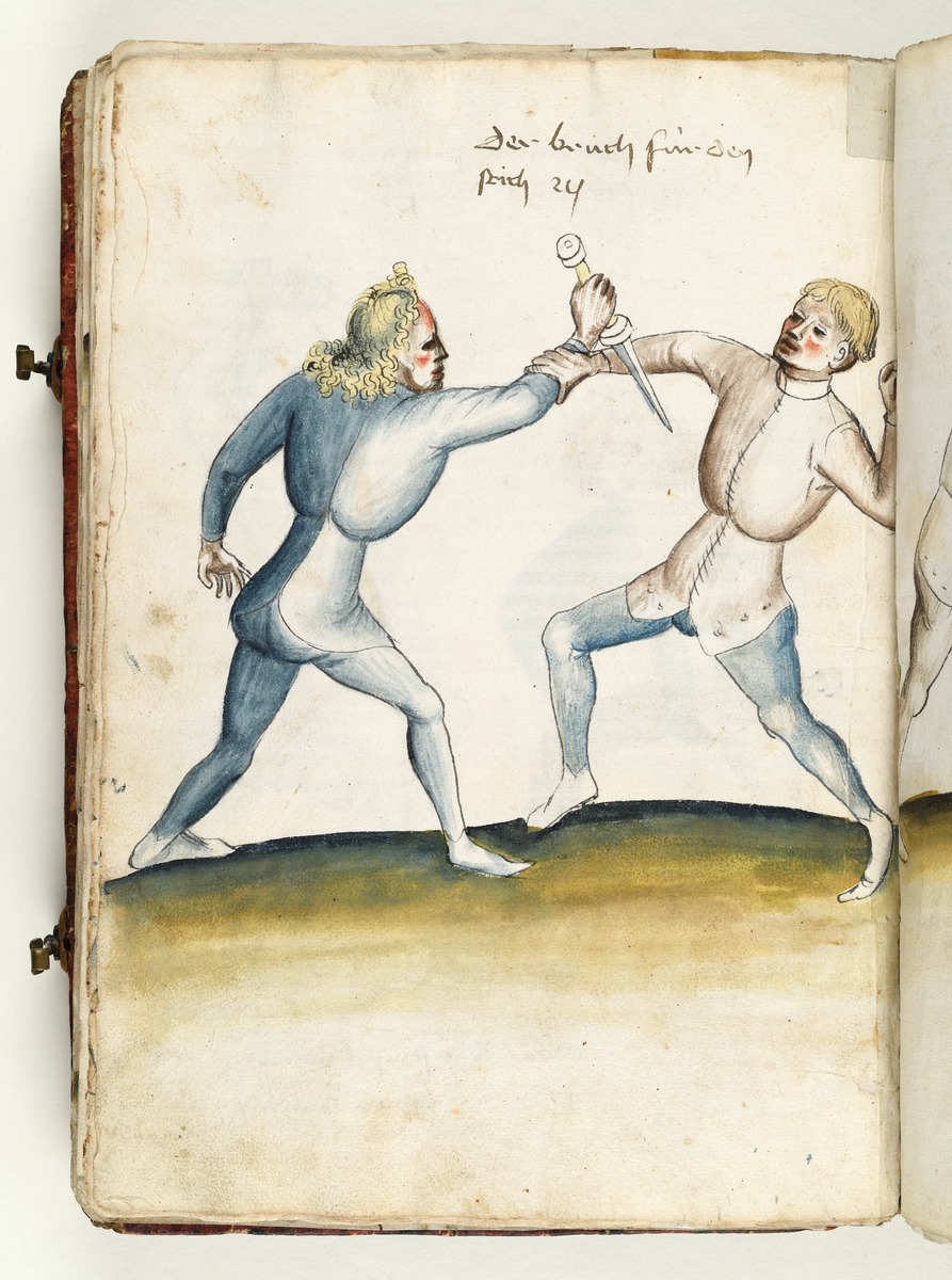 Dolchkampf. Stich und Paraden. Fecht- und Ringerbuch der Brüder vom Stain (nach Talhoffer)