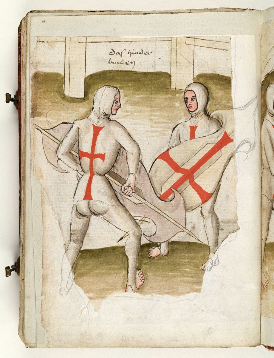 Das Hinterbinden. Fecht- und Ringerbuch der Brüder vom Stain (nach Talhoffer)