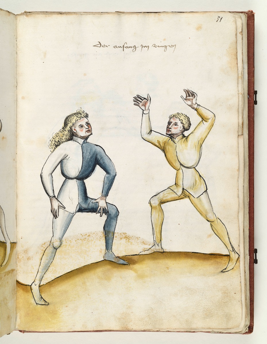 Ringkampf. Fecht- und Ringerbuch der Brüder vom Stain (nach Talhoffer)