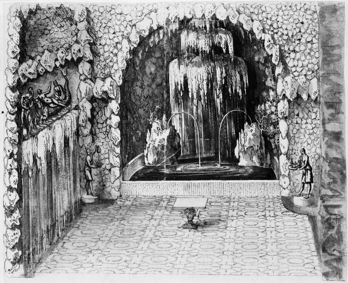 Die kleine Grotte im churfürstlichen Lustgarten zu Heidelberg