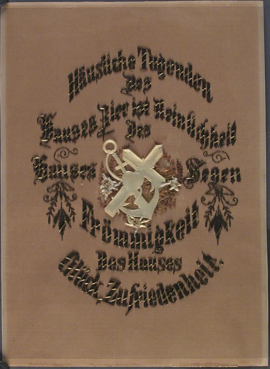 Häusliche Tugenden