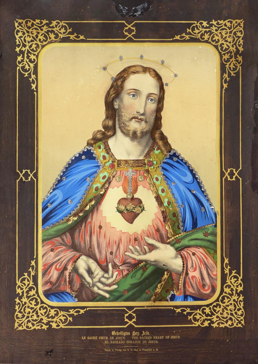 Geheiligtes Herz Jesu. Le Sacré Coeur de Jesus. The sacred heart of Jesus. El sacrado Corazon de Jesus.