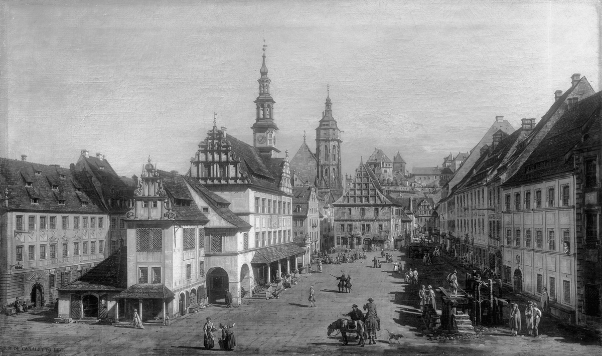 Der Marktplatz von Pirna