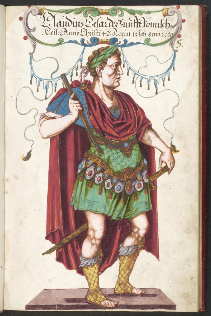 Bildnisse römischer und deutscher Kaiser: Claudius I.