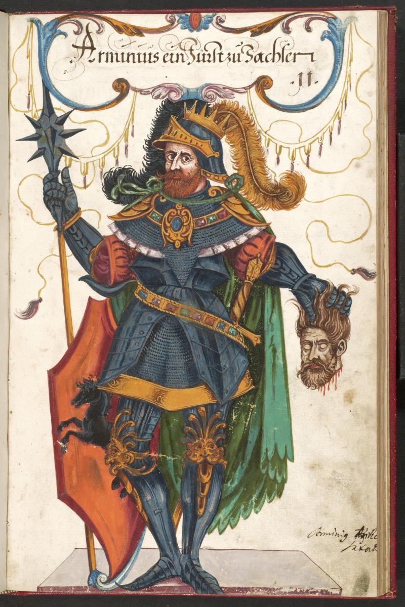 Bildnisse römischer und deutscher Kaiser: Arminius