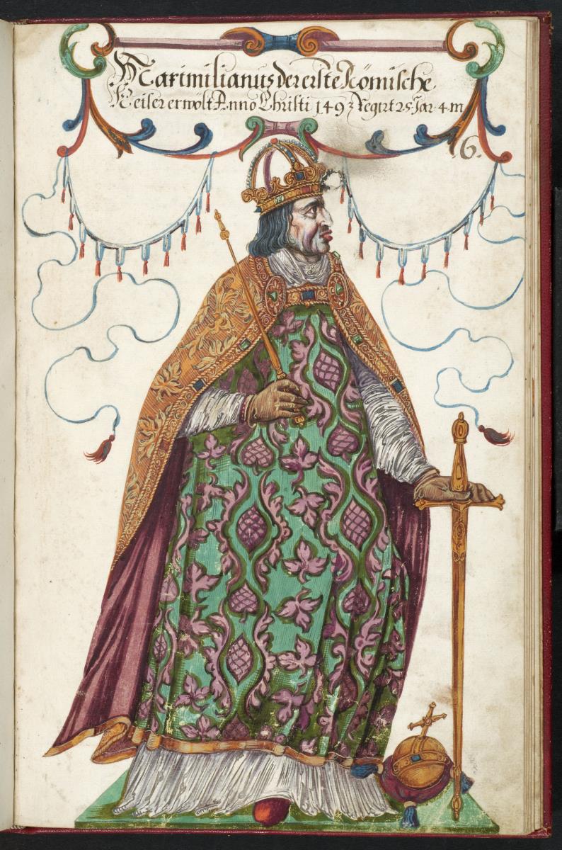 Bildnisse römischer und deutscher Kaiser: Maximilian I., erster Kaiser Heiliges Römisches Reich deutscher Nation