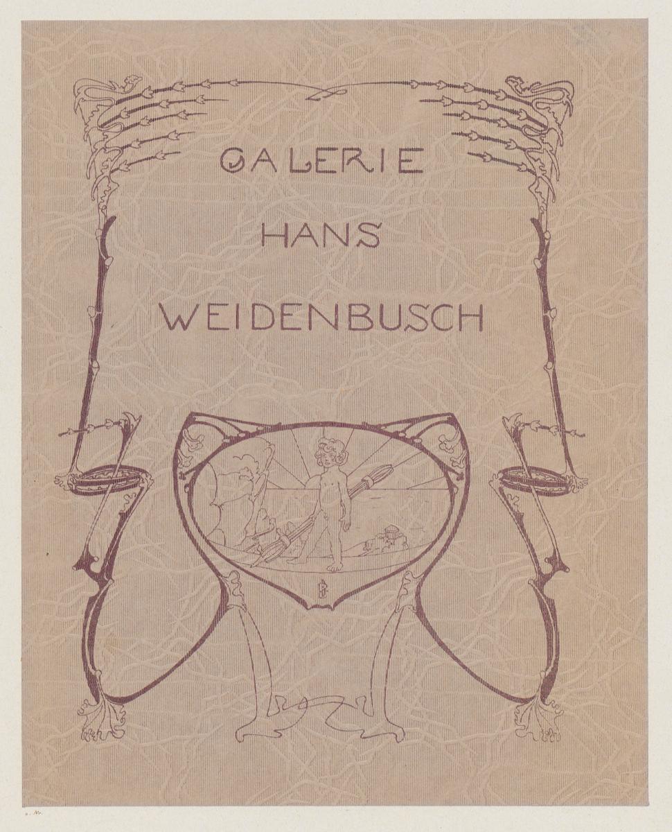 Katalog der Galerie Hans Weidenbusch