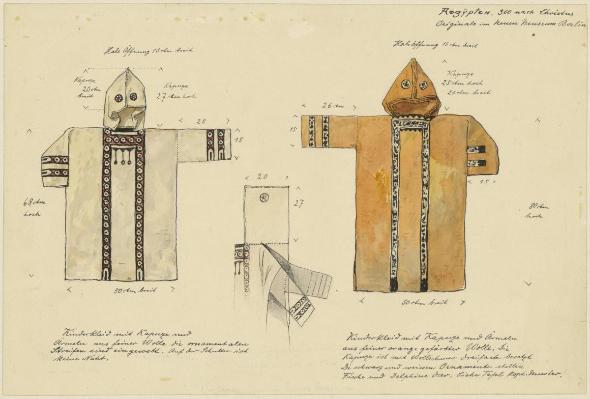 Koptische Kinderkleider, Ägypten, 300 n. Chr.