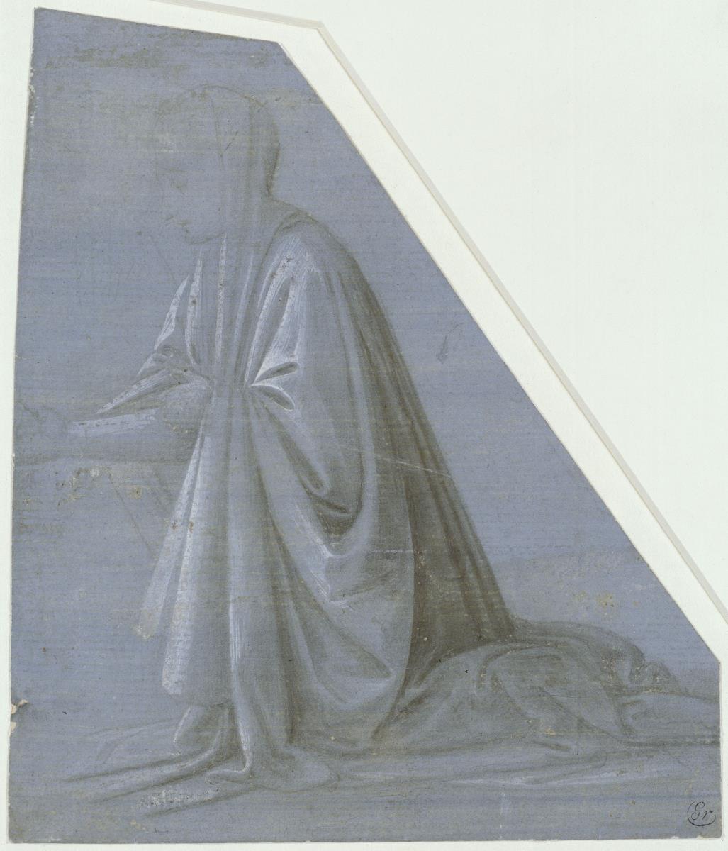 Gewandstudie einer knienden Frau (für das 'Bienenwunder des heiligen Ambrosius', Gemäldegalerie Berlin)