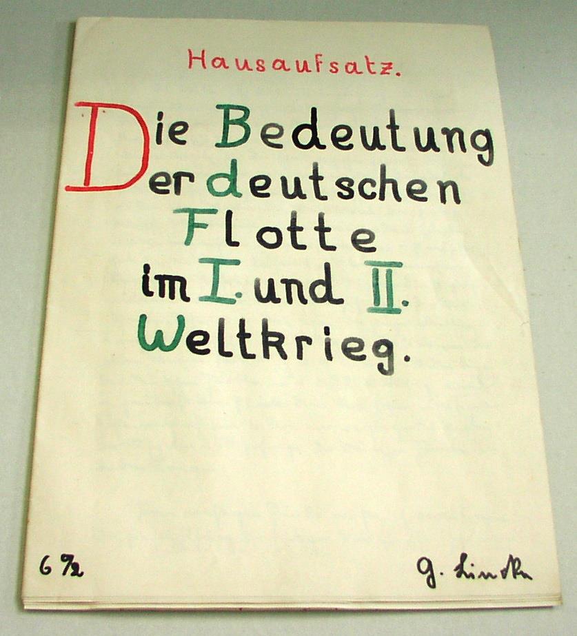 Die Bedeutung der deutschen Flotte im I. und II. Weltkrieg