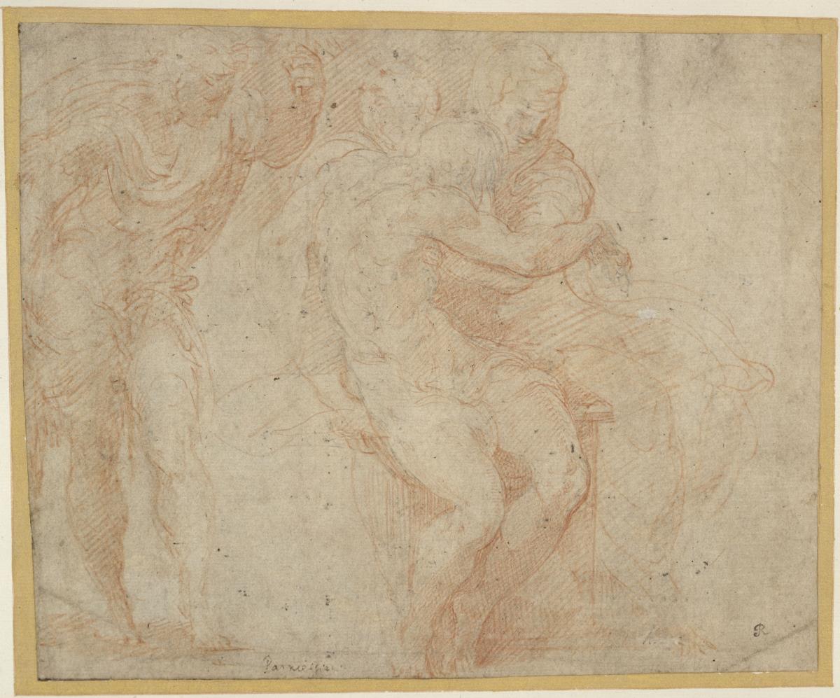 Pietà (Studie für die Beweinung Christi)