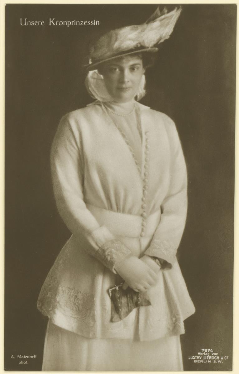 Porträt der Cecilie zu Mecklenburg, Kronprinzessin des Deutschen Kaiserreichs