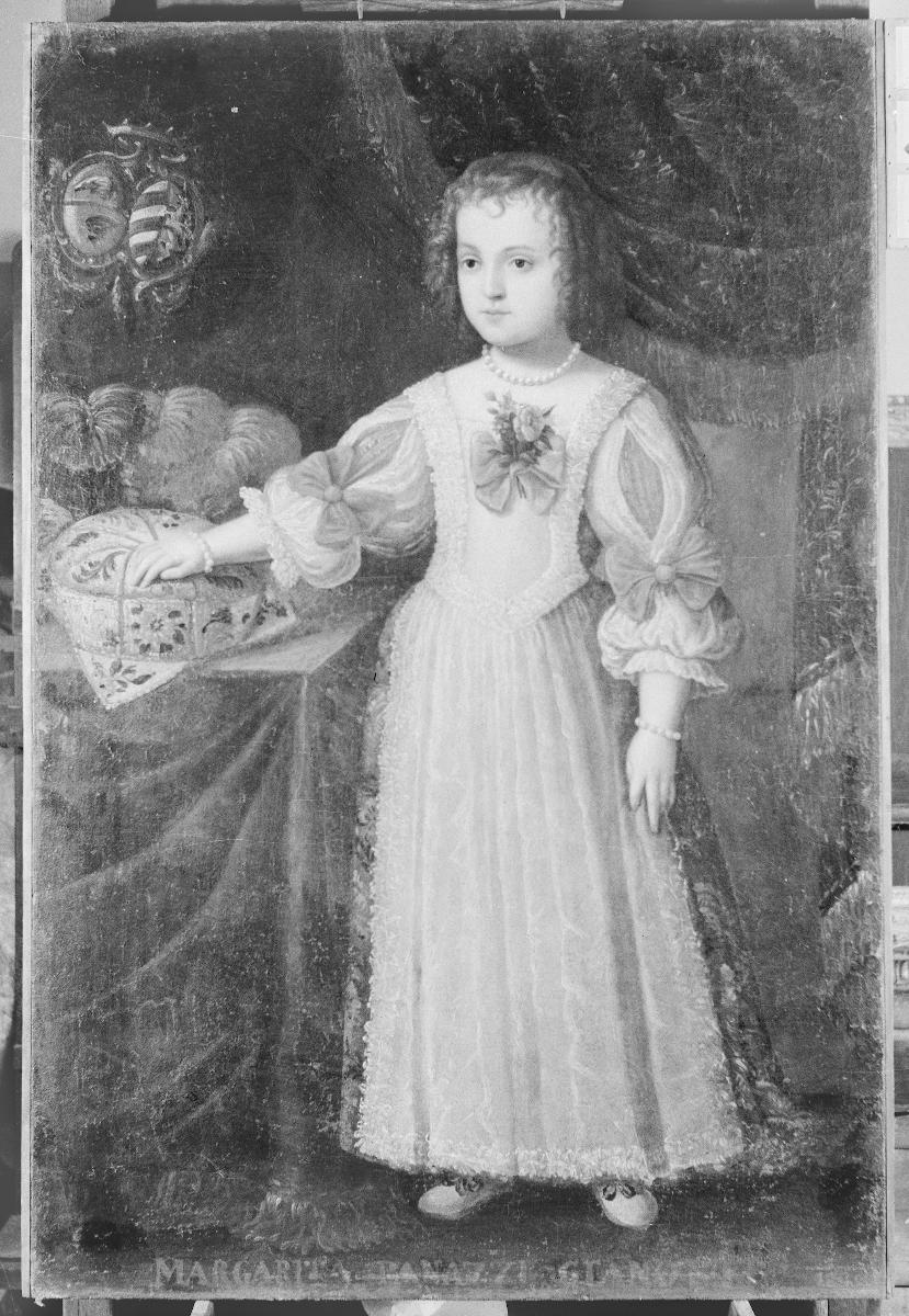 Porträt der Margarita Pannazi als Kind