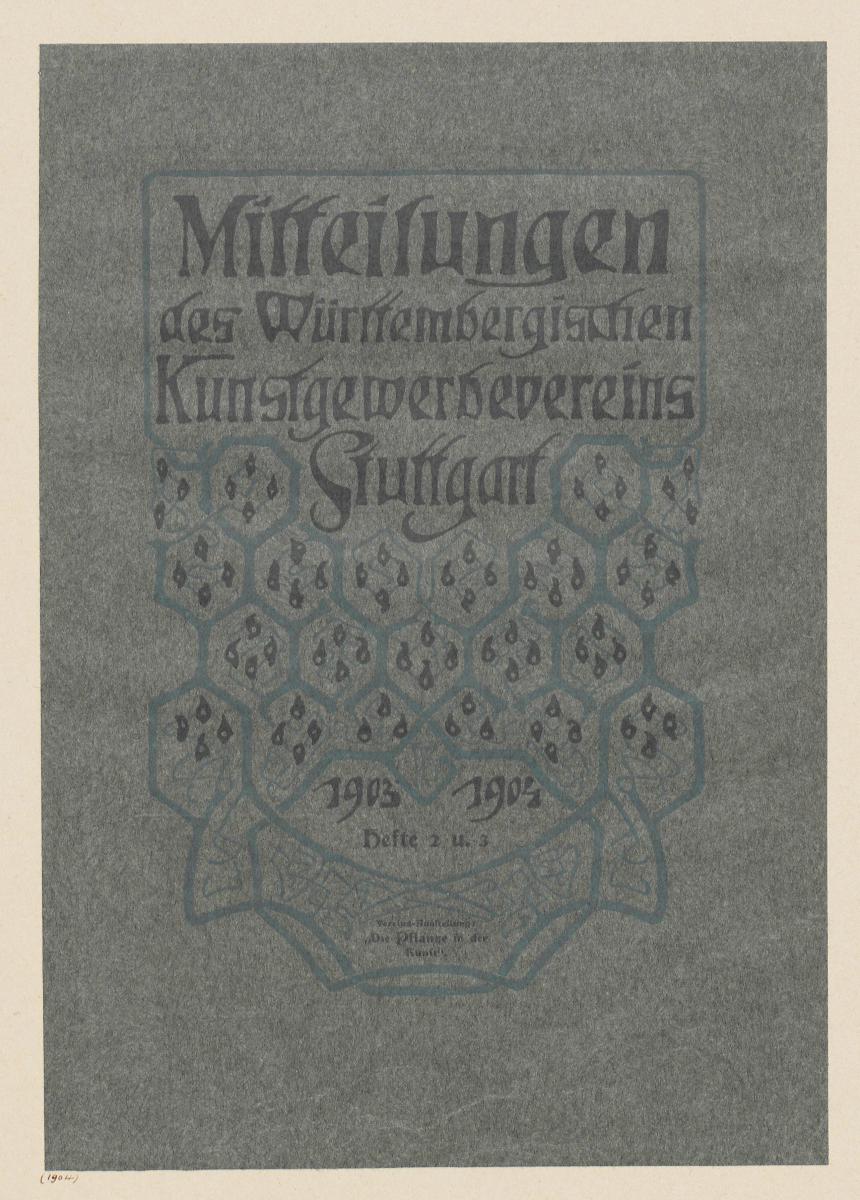 Mitteilungen des Württembergischen Kunstgewerbevereins Stuttgart (1903/1904, Hefte 2 u. 3)