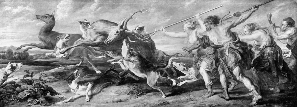 Diana auf der Hirschjagd
