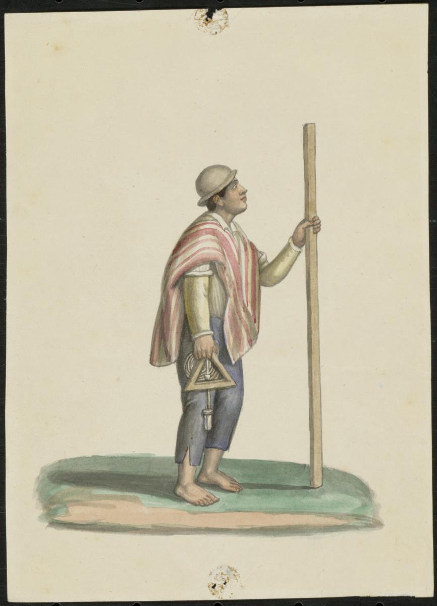 Trachten aus Ecuador: Maurer