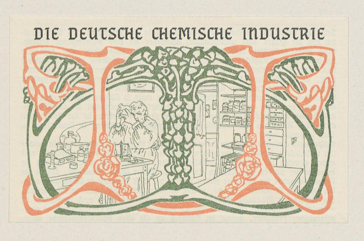 Die Deutsche Chemische Industrie. Aus: Amtlicher Katalog des Deutschen Reiches. Weltausstellung in Paris 1900