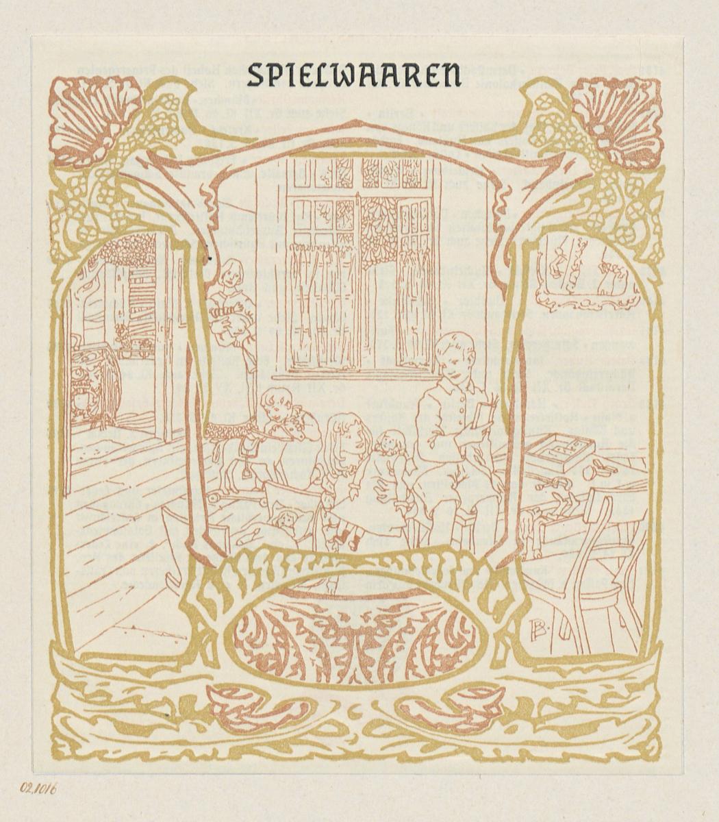 Spielwaren. Aus: Amtlicher Katalog des Deutschen Reiches. Weltausstellung in Paris 1900