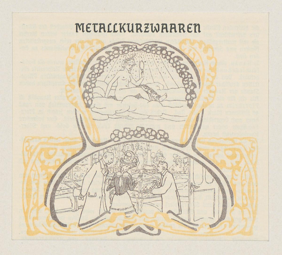 Metallkurzwaren. Aus: Amtlicher Katalog des Deutschen Reiches. Weltausstellung in Paris 1900