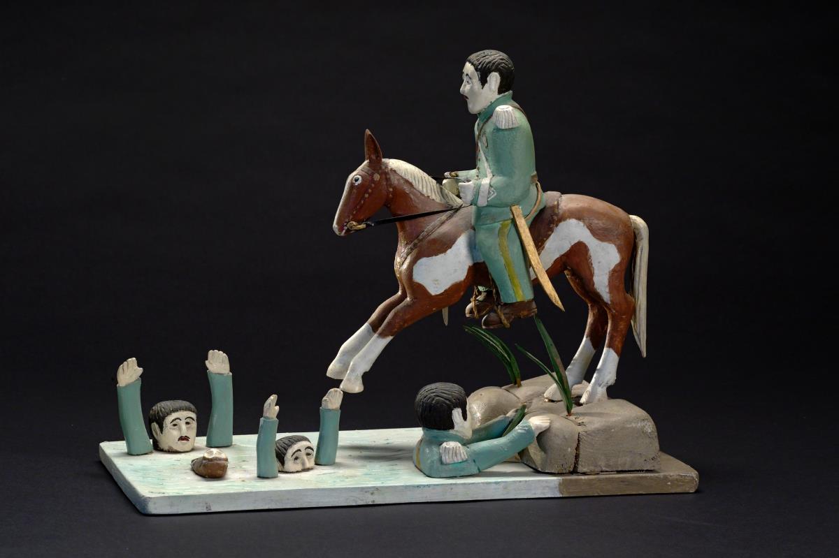 Fürst Poniatowski an der Weißen Elster 1813 bei Leipzig