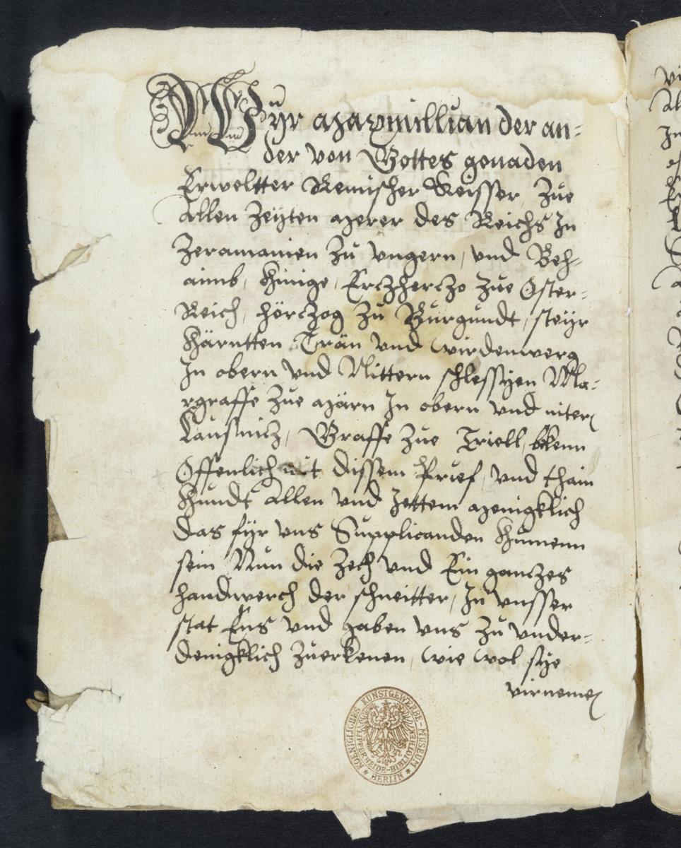 Schneidermusterbuch: Käysserliche Freyhaitten d schneyder [...]