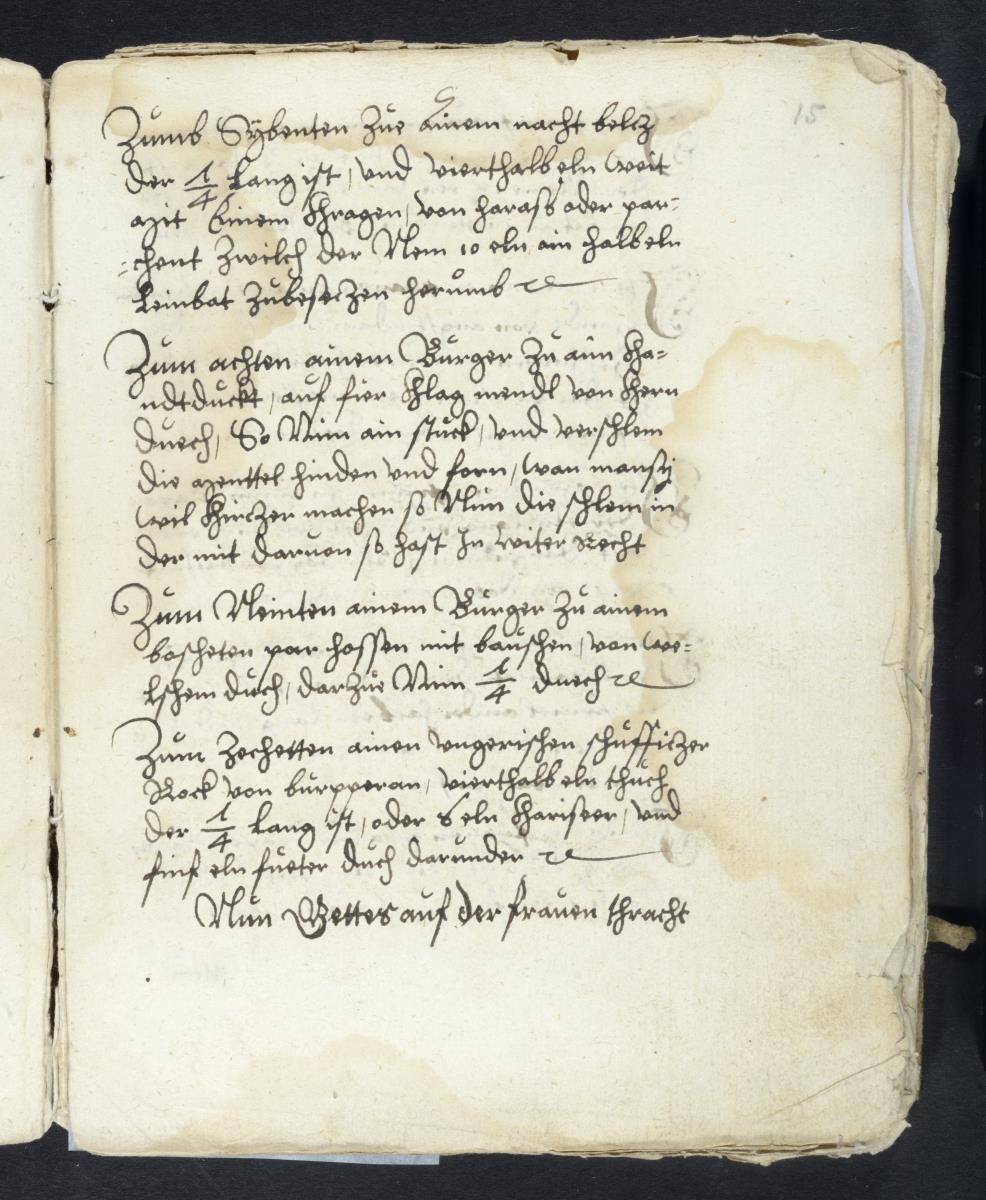 Schneidermusterbuch: Käysserliche Freyhaitten d schneyder [...]