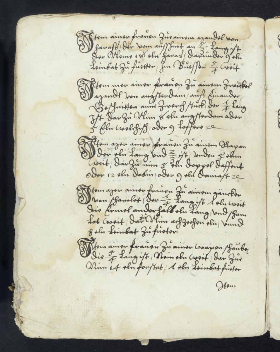 Schneidermusterbuch: Käysserliche Freyhaitten d schneyder [...]