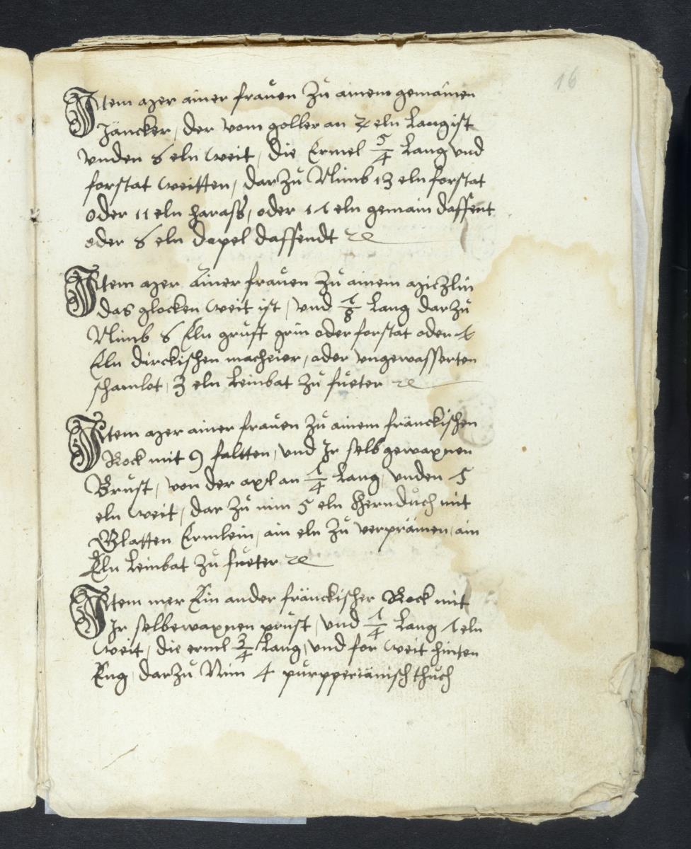 Schneidermusterbuch: Käysserliche Freyhaitten d schneyder [...]
