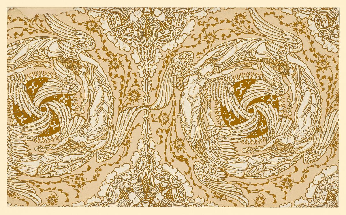 Tapetenmuster für die Decke The Four Winds