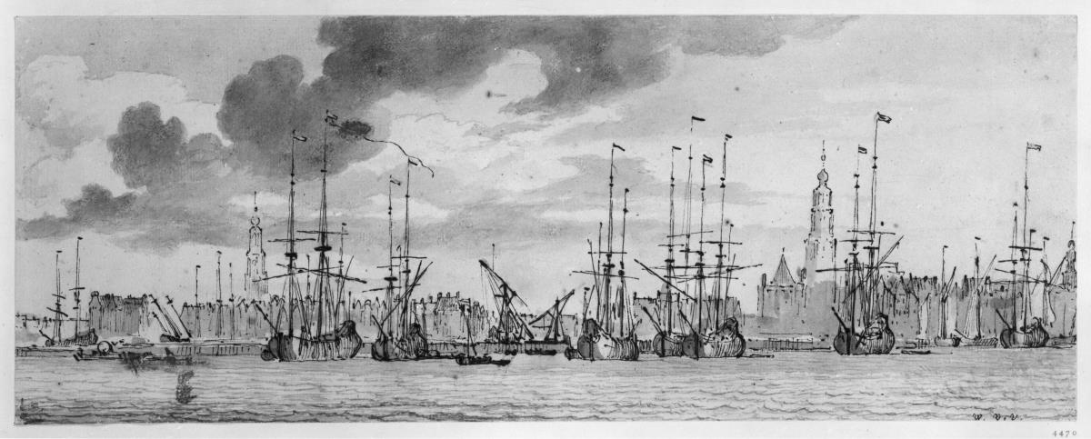 Der Hafen von Amsterdam