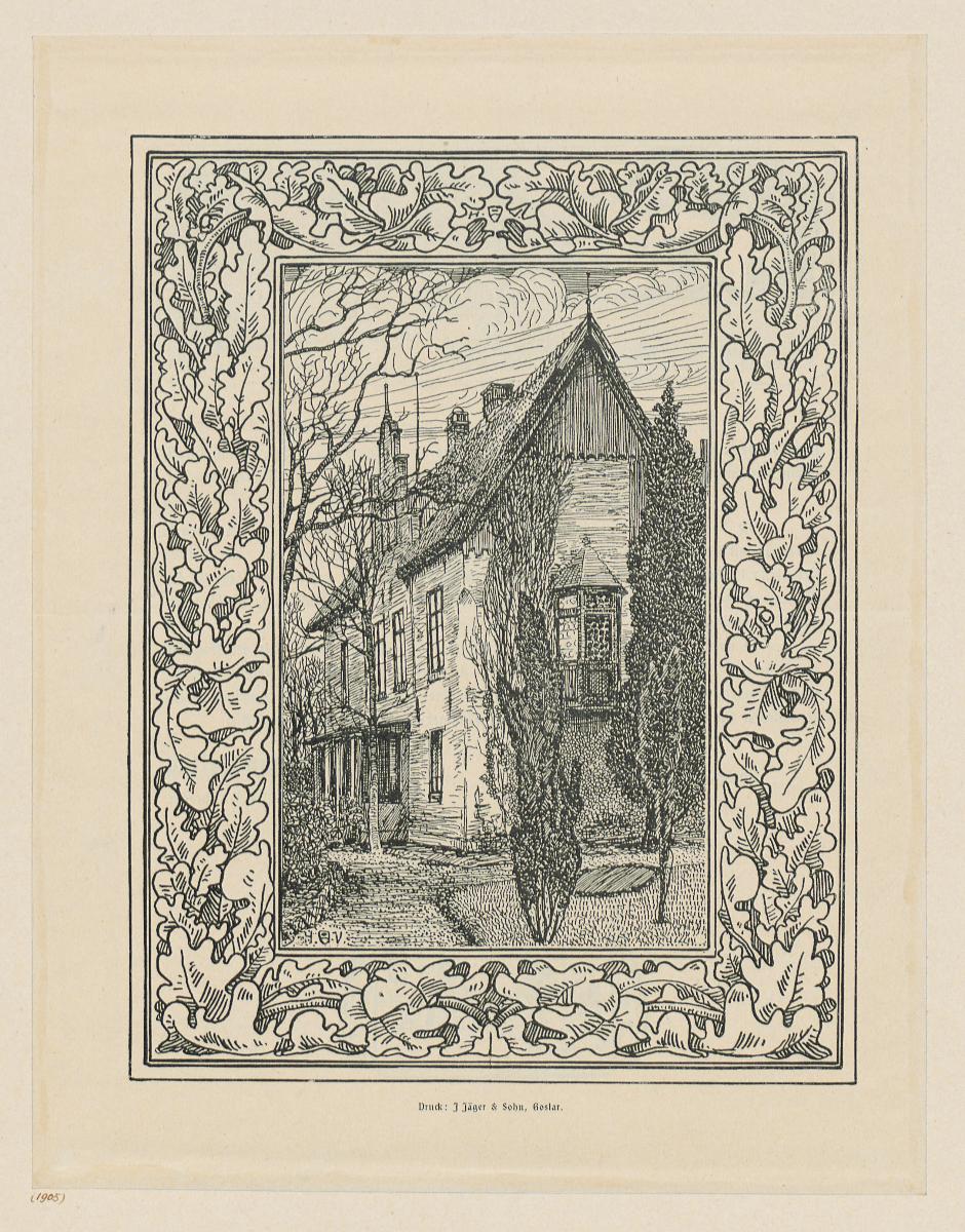 Ganzseitige Illustration (aus Allmers-Buch, herausgegeben von Ludwig Bräutigam)