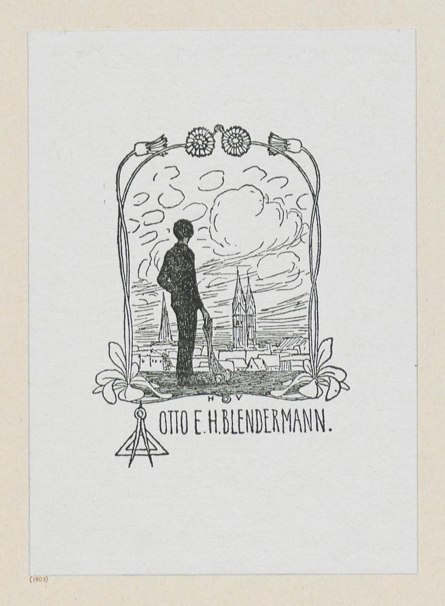 Exlibris Otto E. H. Blendermann
